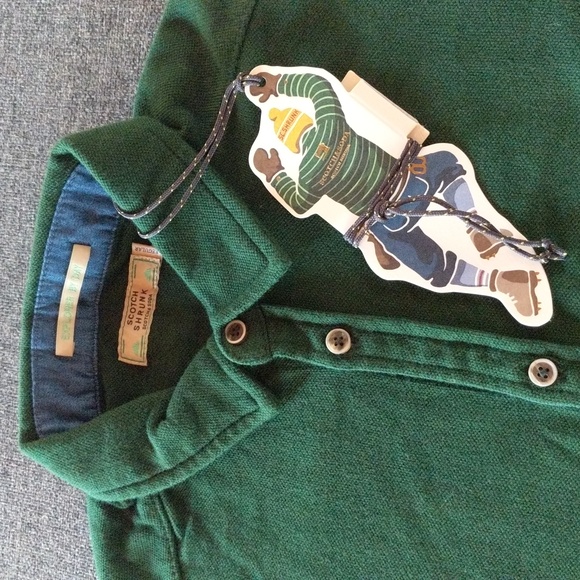 NWT Scotch & Soda Button Down Shirt For Boys - Picture 2 of 13